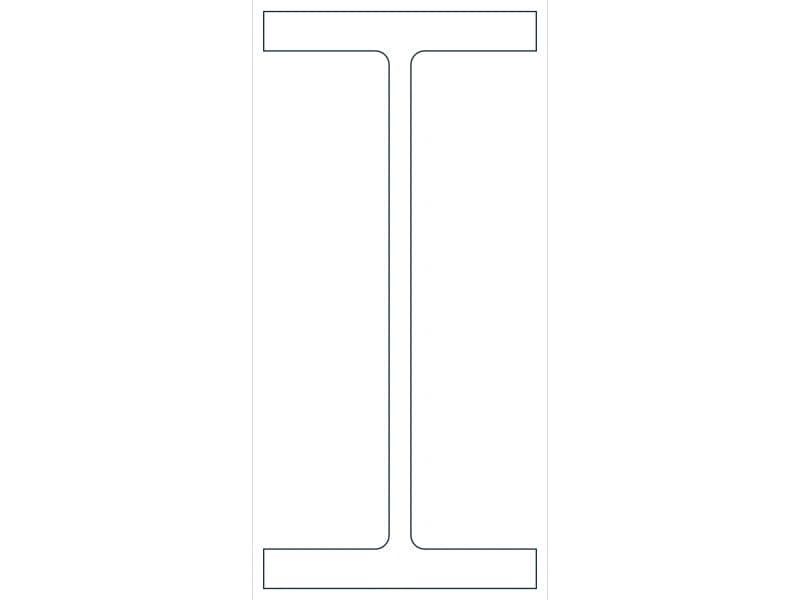 W30X357 Steel Section CAD block — line drawing preview of the DWG file