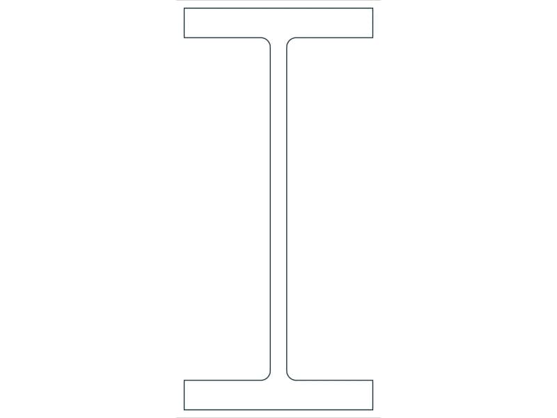 W30X391 Steel Section CAD block — line drawing preview of the DWG file