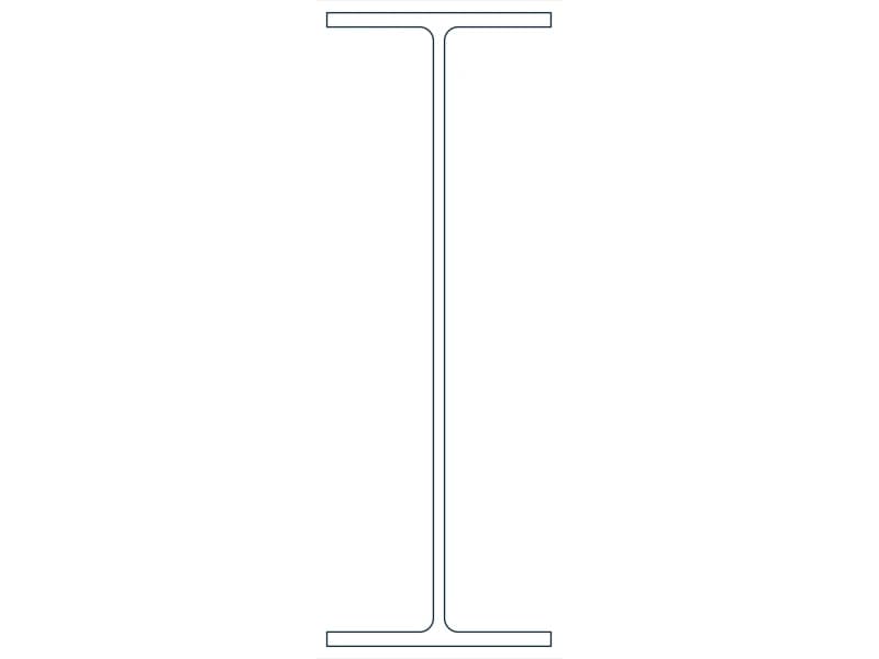 W30X99 Steel Section CAD block — line drawing preview of the DWG file