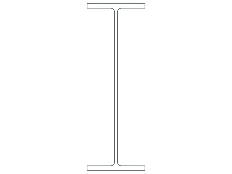 W33X141 Steel Section CAD block — line drawing preview of the DWG file