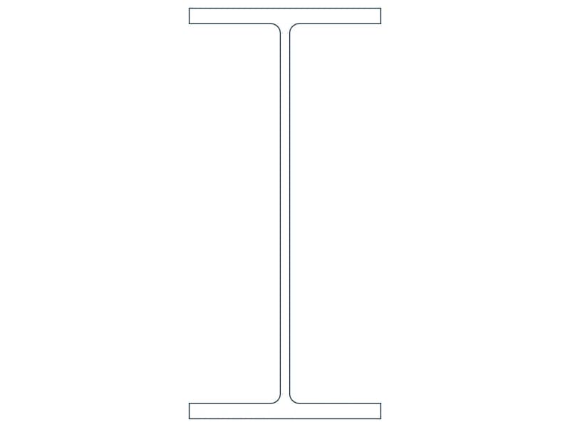 W33X221 Steel Section CAD block — line drawing preview of the DWG file