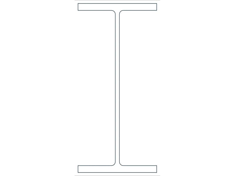 W33X241 Steel Section CAD block — line drawing preview of the DWG file