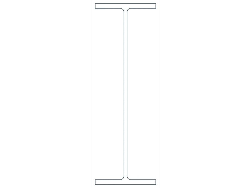 W36X150 Steel Section CAD block — line drawing preview of the DWG file