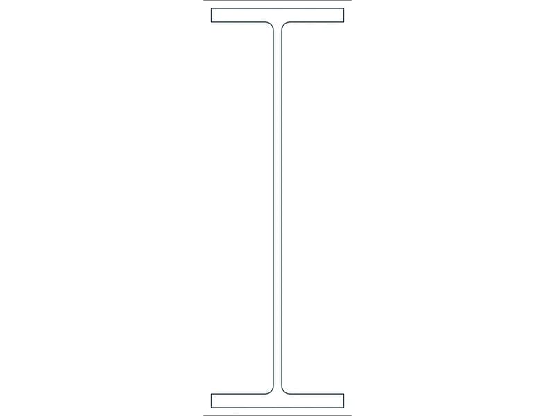 W36X194 Steel Section CAD block — line drawing preview of the DWG file