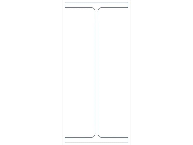 W36X231 Steel Section CAD block — line drawing preview of the DWG file