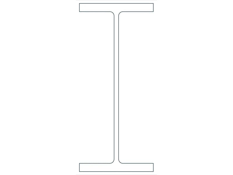 W36X330 Steel Section CAD block — line drawing preview of the DWG file