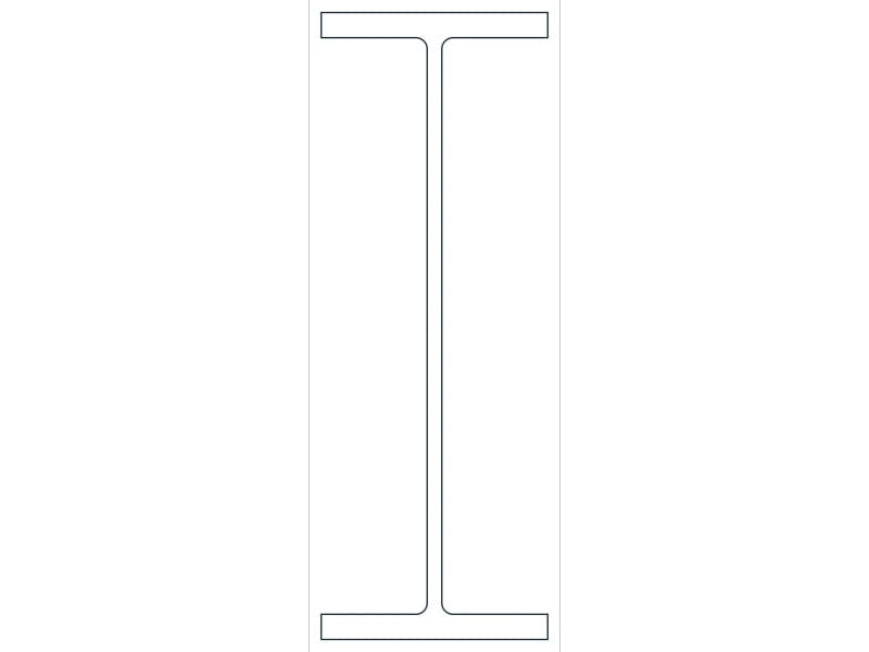 W44X335 Steel Section CAD block — line drawing preview of the DWG file