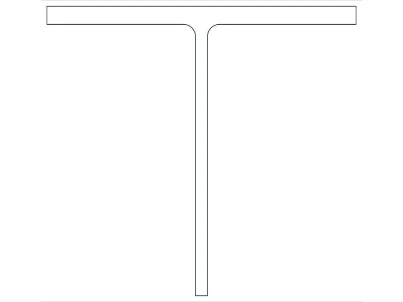 كتلة CAD قطاع فولاذي WT12X52 — معاينة رسم خطي لملف DWG