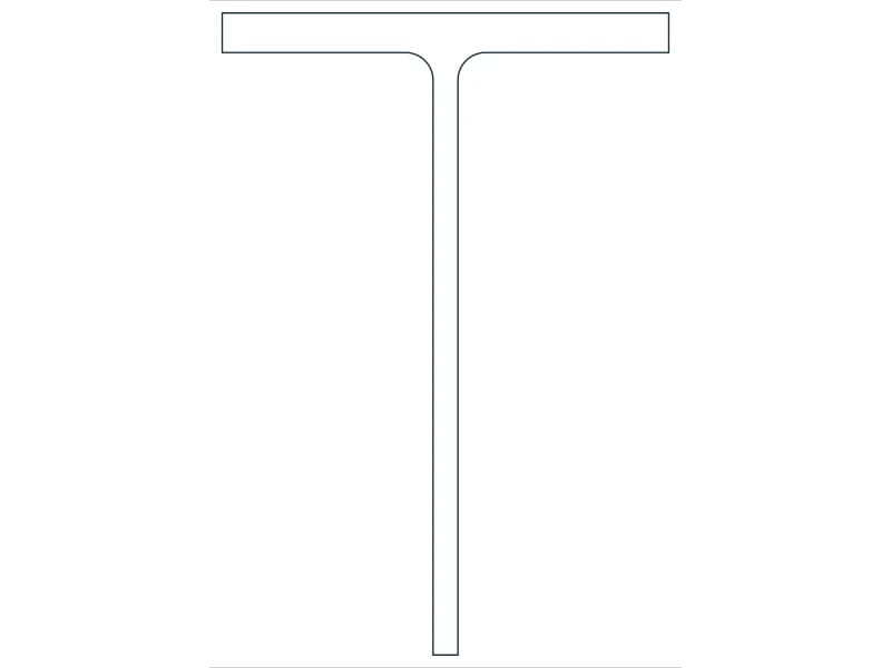 كتلة CAD قطاع فولاذي WT15X62 — معاينة رسم خطي لملف DWG