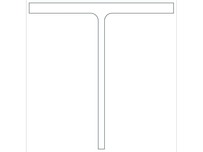 كتلة CAD قطاع فولاذي WT15X86.5 — معاينة رسم خطي لملف DWG