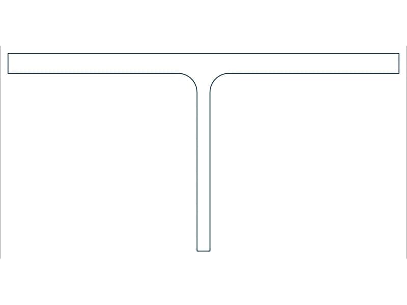 كتلة CAD قطاع فولاذي WT6X32.5 — معاينة رسم خطي لملف DWG