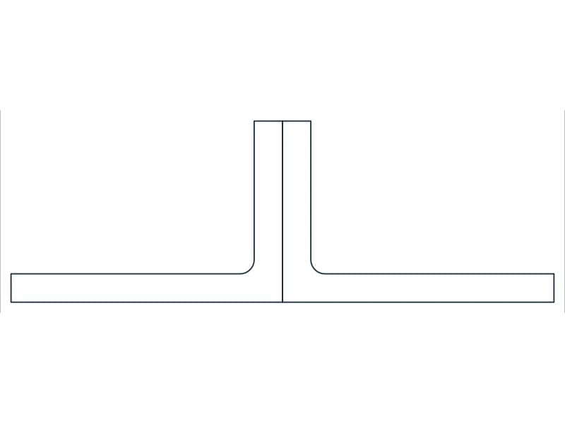 2L3X2X5/16SLBB Steel Section CAD block — line drawing preview of the DWG file