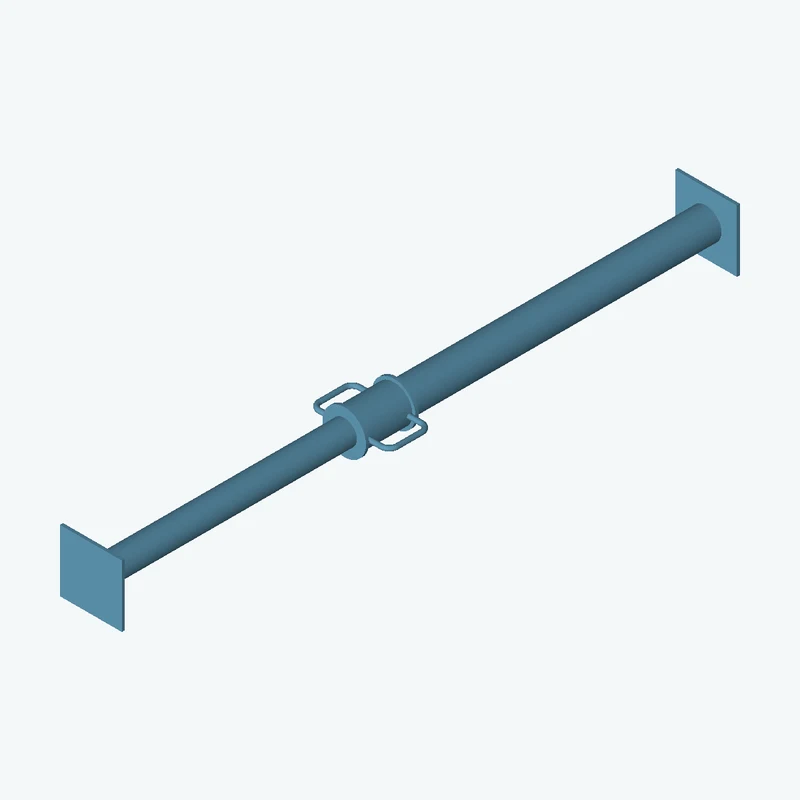 Slab adjustable scaffolder