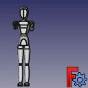 مجسم مانيكان mp-dummy-1850mm-standing-006