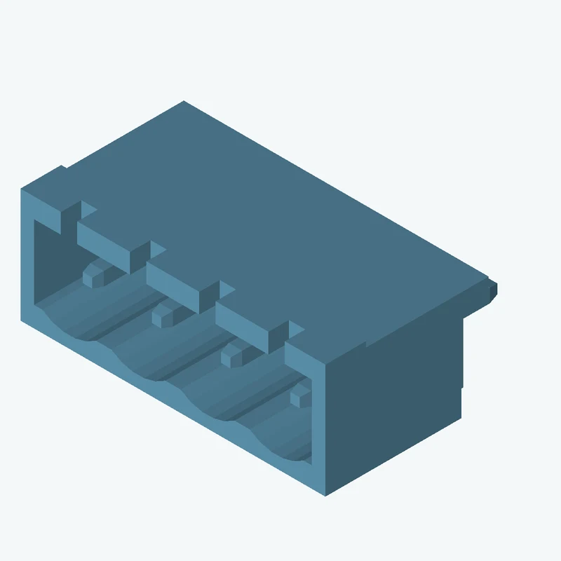 terminal-block-male-straight-4-ways
