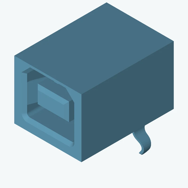 مقبس USB 2.0 نوع B PCB