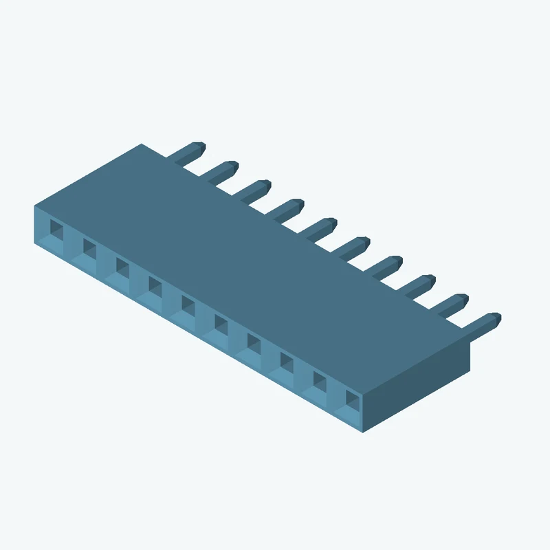 1x10-メスピンヘッダ