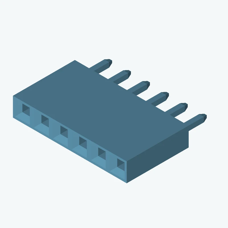 1x6-メスピンヘッダ