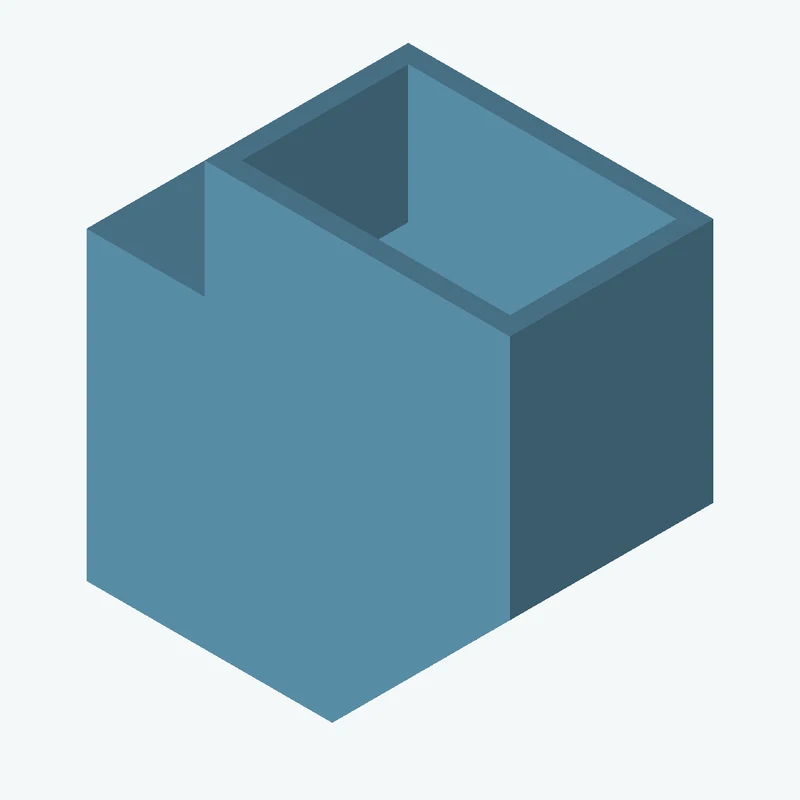 Chamfered rectangular bend