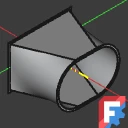 Duct linear rectangular oval complete
