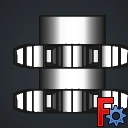 ترس سلسلة ANSI مزدوج ⅜x⁷⁄₃₂