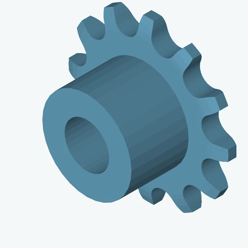 Sprocket ISO606 simplex 5x2,5 z12