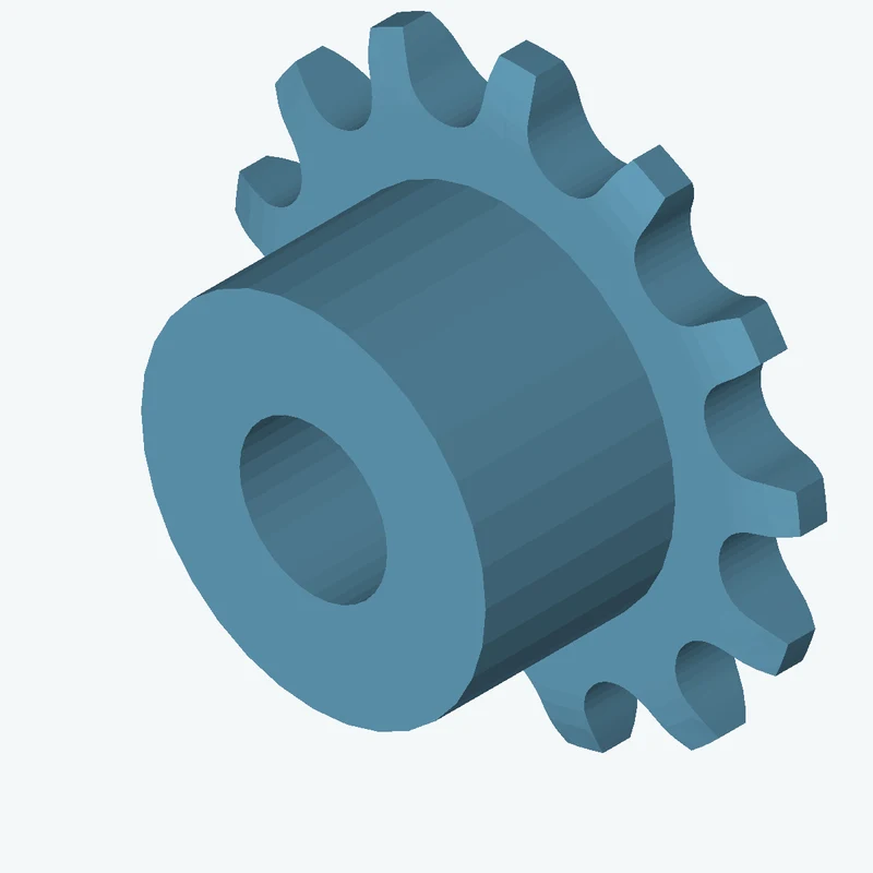 Sprocket ISO606 simplex 5x2,5 z13