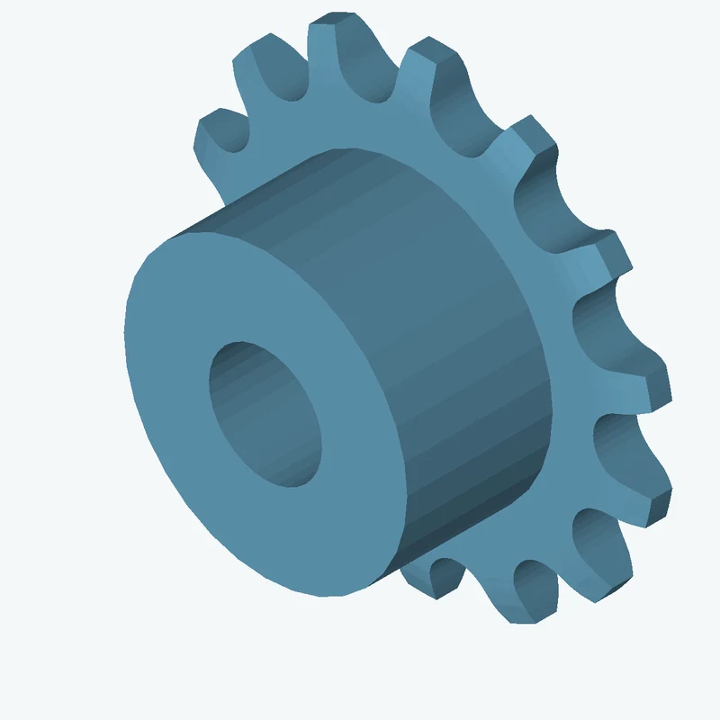 Sprocket ISO606 simplex 5x2,5 z14