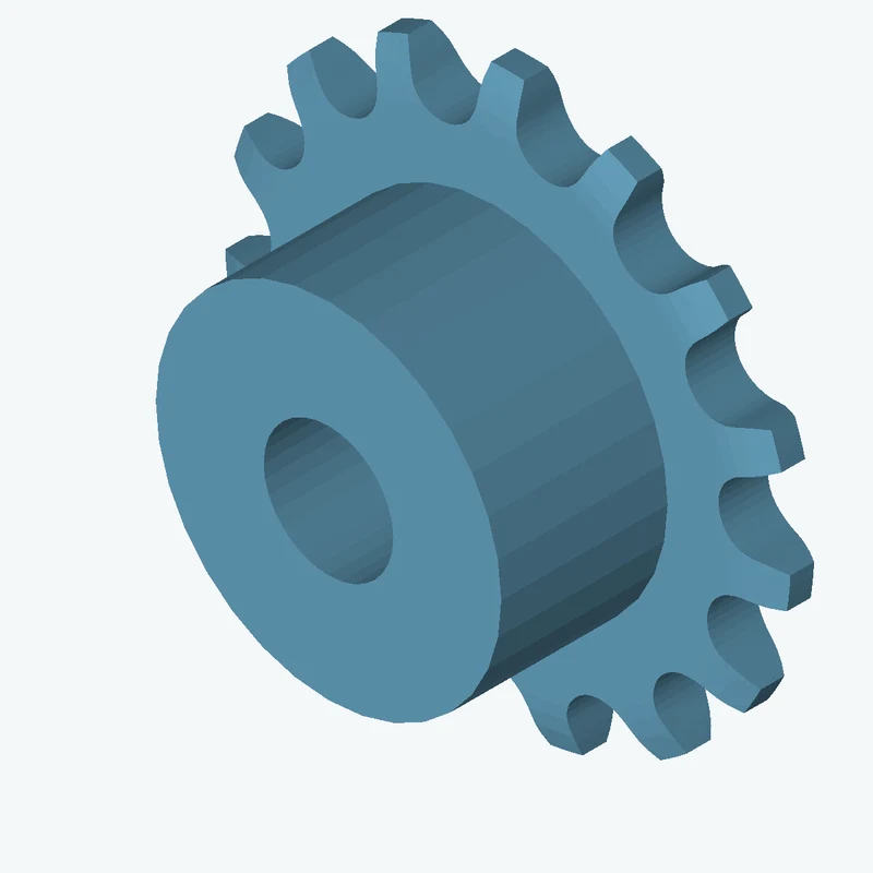 Sprocket ISO606 simplex 5x2,5 z15