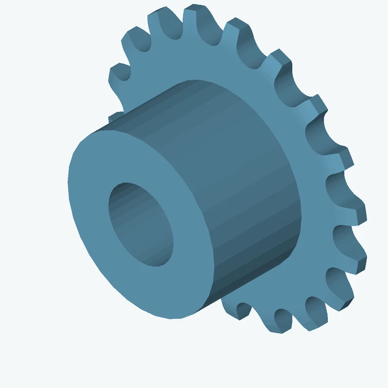 Sprocket ISO606 simplex 5x2,5 z18