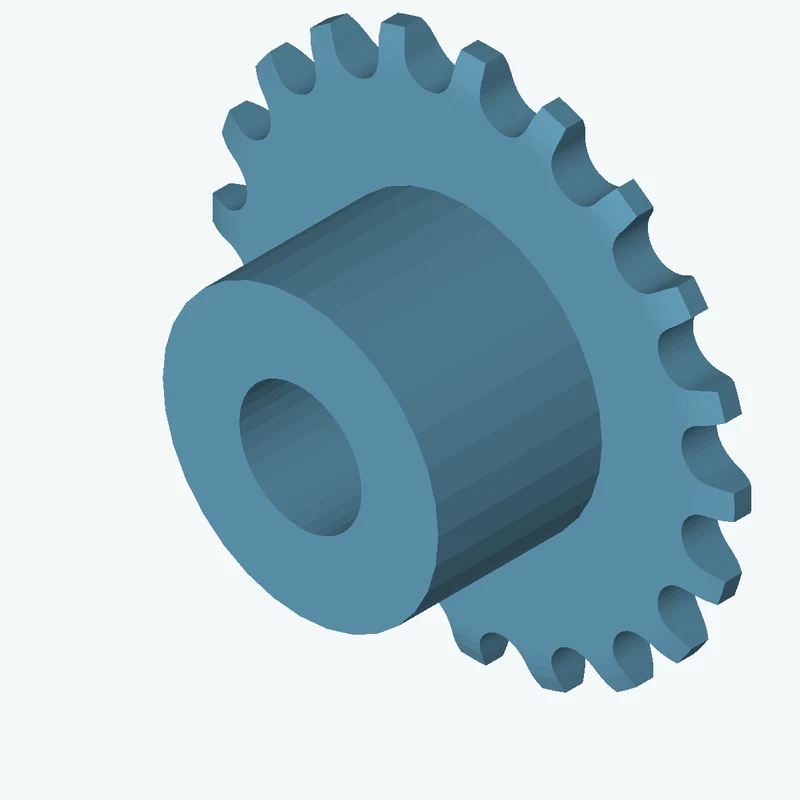 Sprocket ISO606 simplex 5x2,5 z20