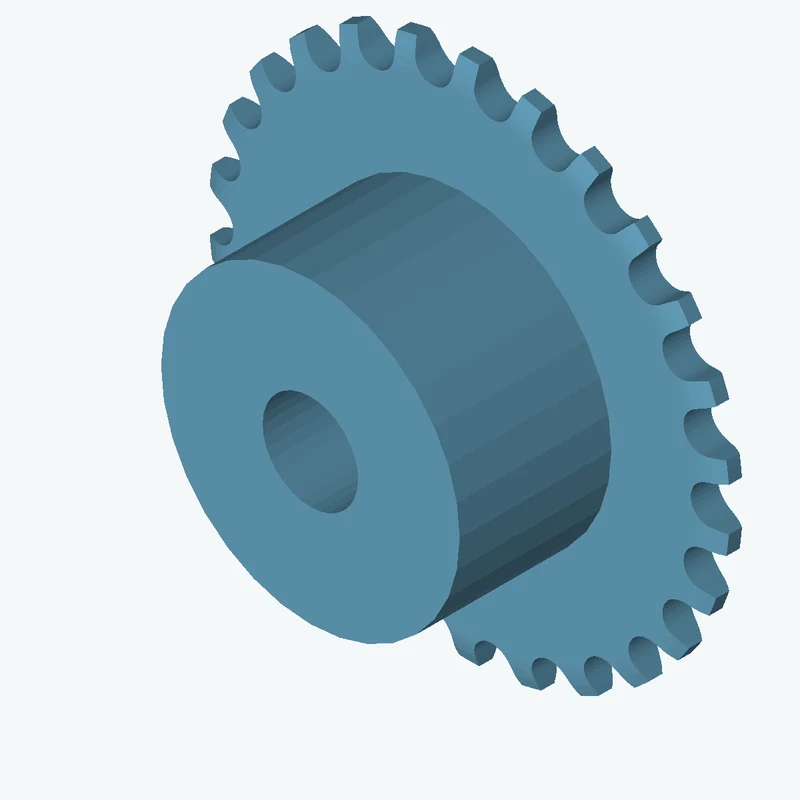 Sprocket ISO606 simplex 5x2,5 z26
