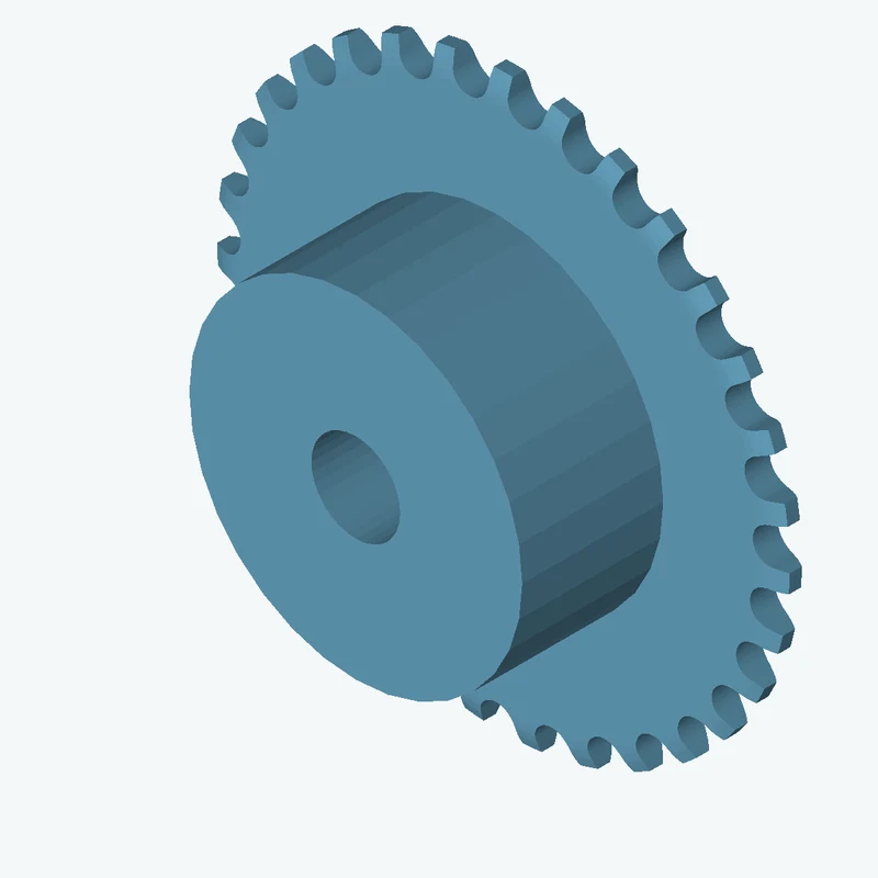 Sprocket ISO606 simplex 5x2,5 z31