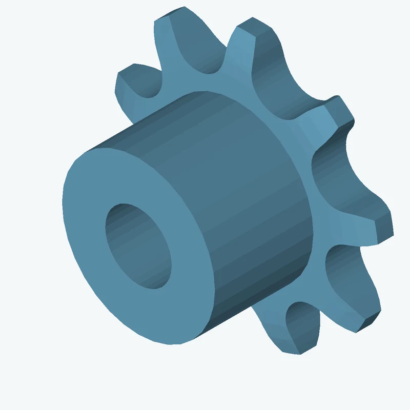 Sprocket ISO606 simplex 6x2,8 z09