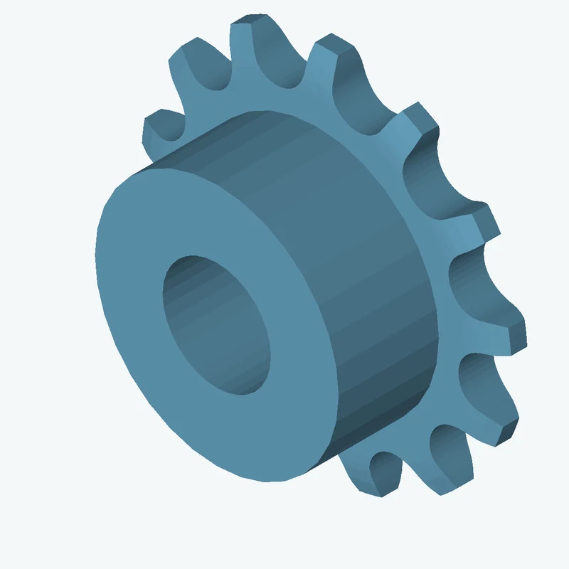 Sprocket ISO606 simplex 6x2,8 z13