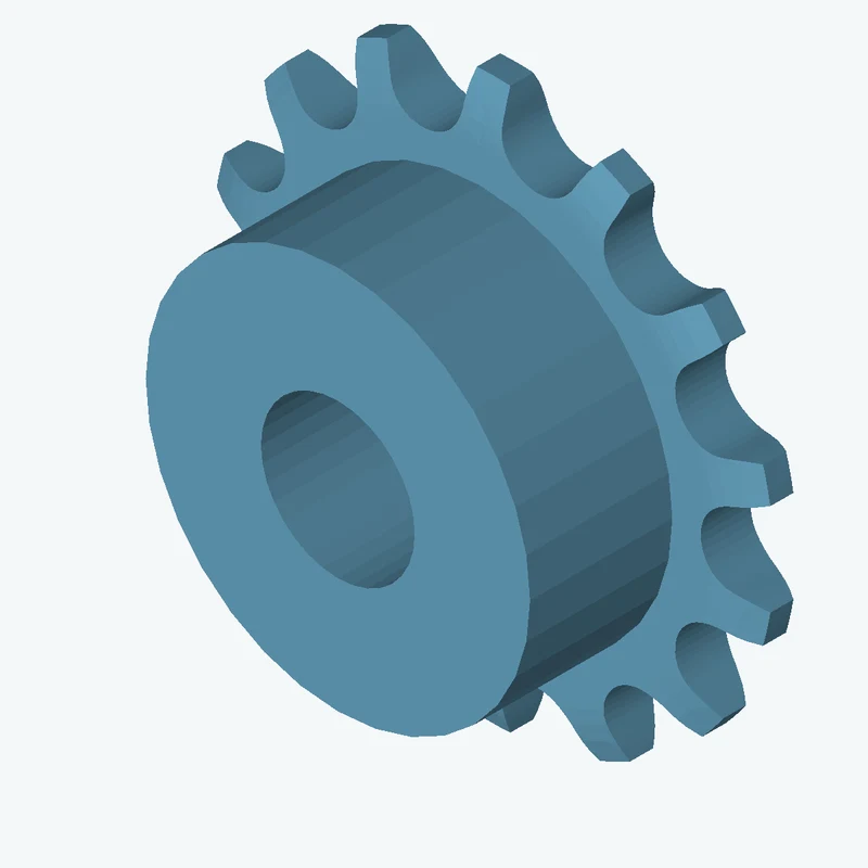 Sprocket ISO606 simplex 6x2,8 z14