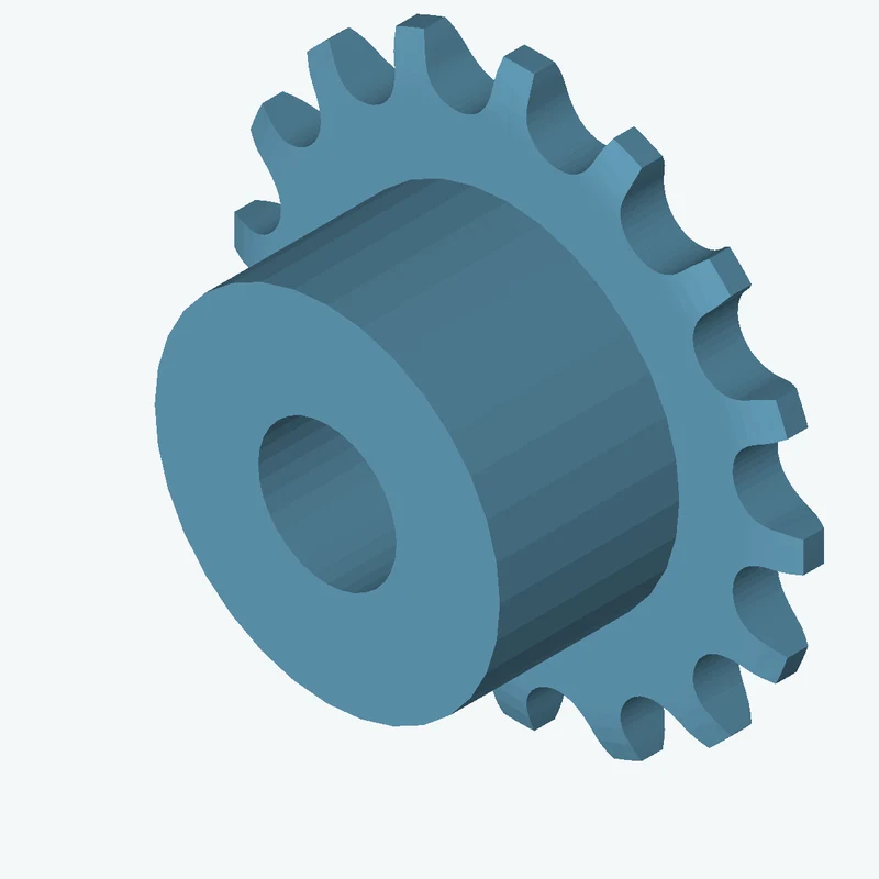 Sprocket ISO606 simplex 6x2,8 z16