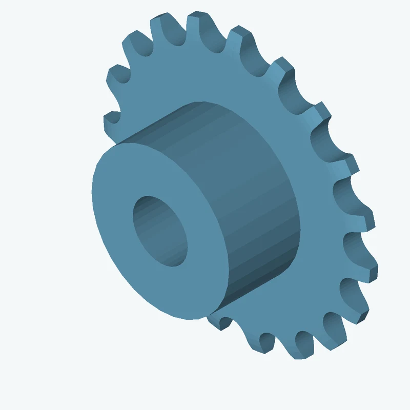Sprocket ISO606 simplex 6x2,8 z19