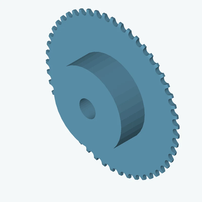 Sprocket ISO606 simplex 6x2,8 z50