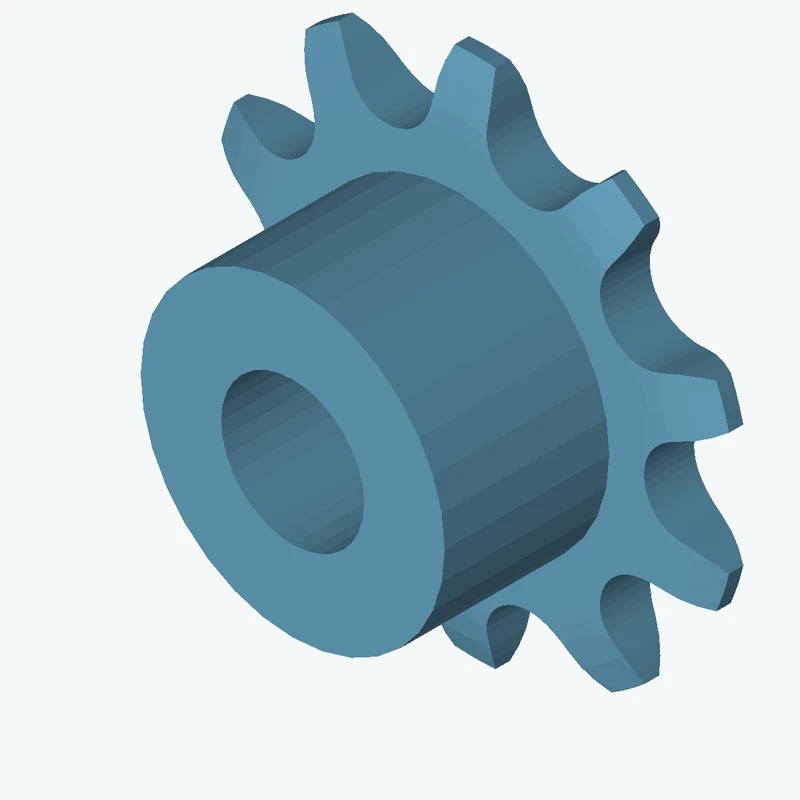 Sprocket ISO606 simplex 8x3,0 z10