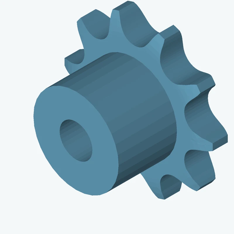 Sprocket ANSI simplex ½x⁵⁄₁₆ z10