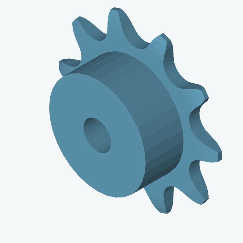 Sprocket ANSI simplex ½x⅛ z10