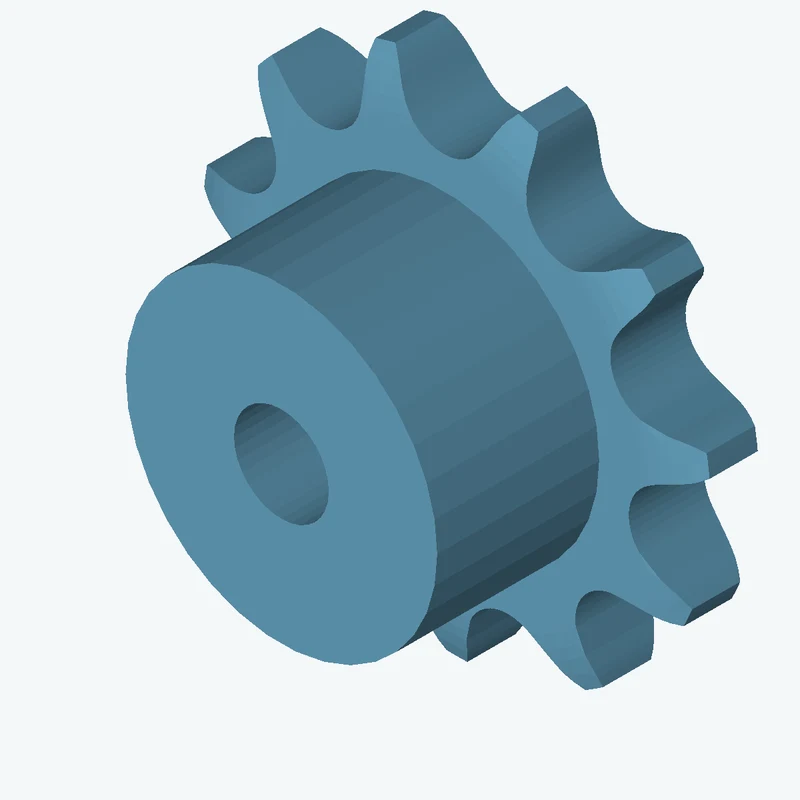 Sprocket ANSI simplex ¾x⁷⁄₁₆ z11