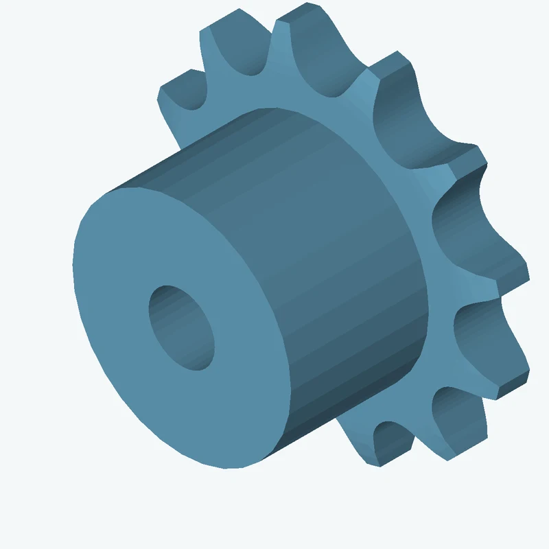Sprocket ANSI simplex ½x⁵⁄₁₆ z12