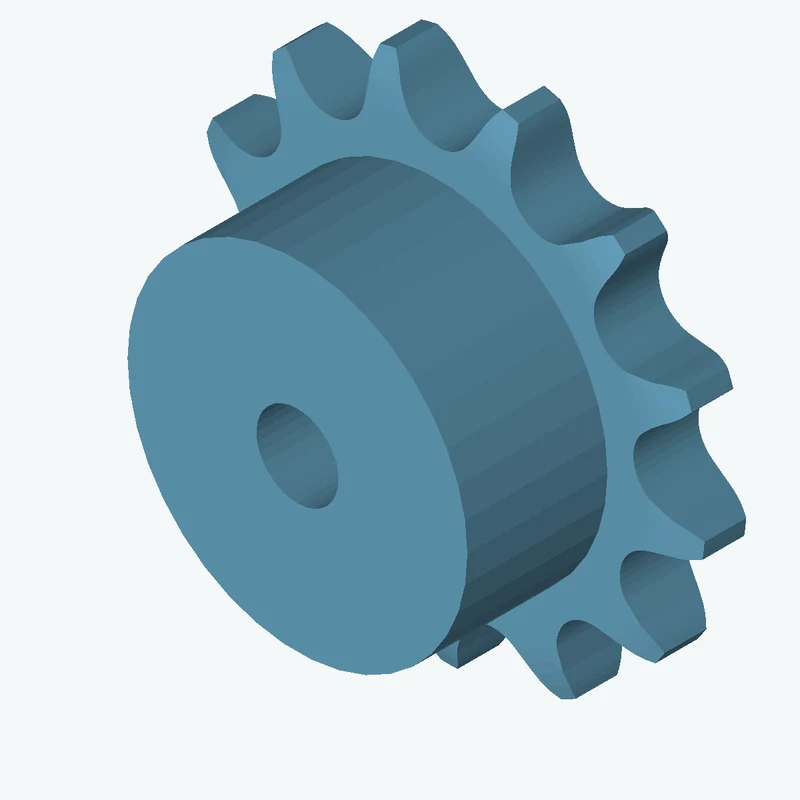 Sprocket ANSI simplex ¾x⁷⁄₁₆ z13