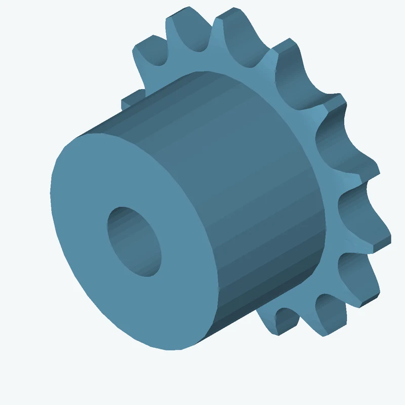 Sprocket ANSI simplex ⅜x⁷⁄₃₂ z14