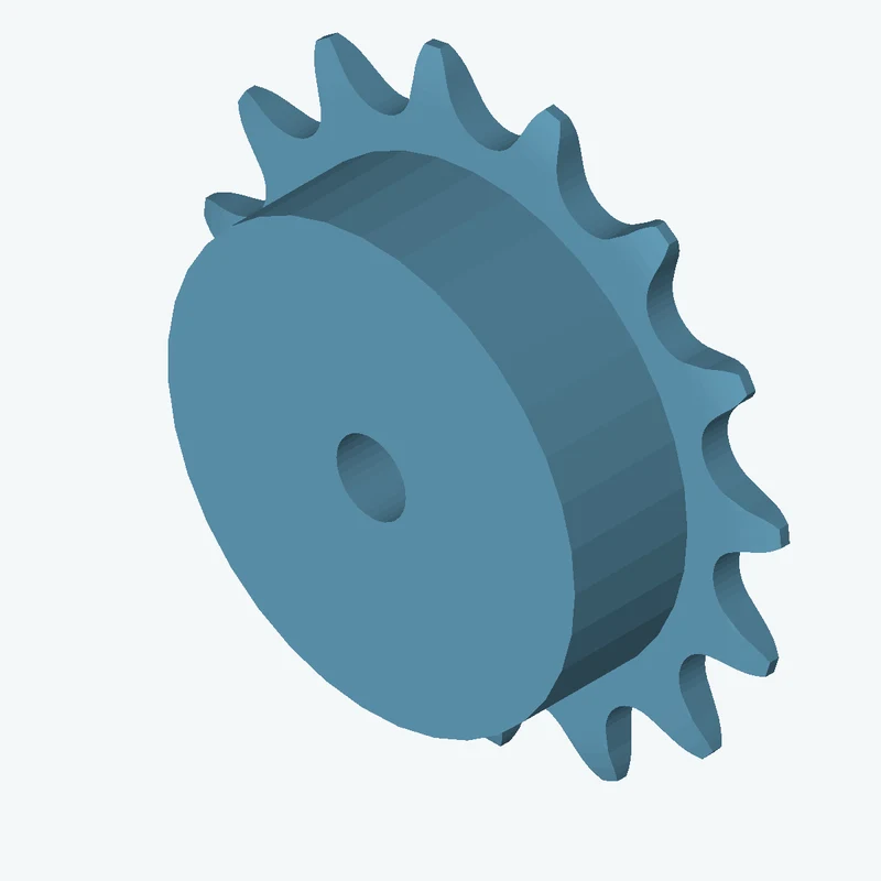 Sprocket ANSI simplex ½x⅛ z15