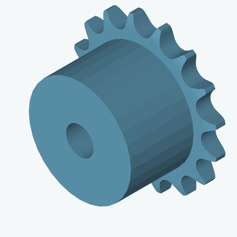 Sprocket ANSI simplex ⅜x⁷⁄₃₂ z16
