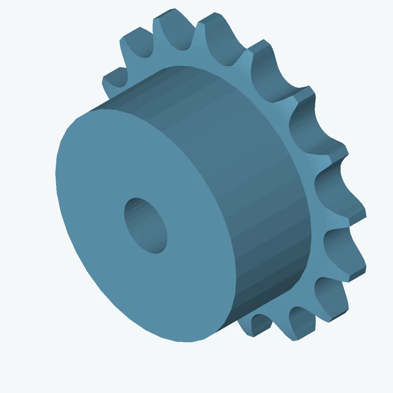 Sprocket ANSI simplex ½x⁵⁄₁₆ z16