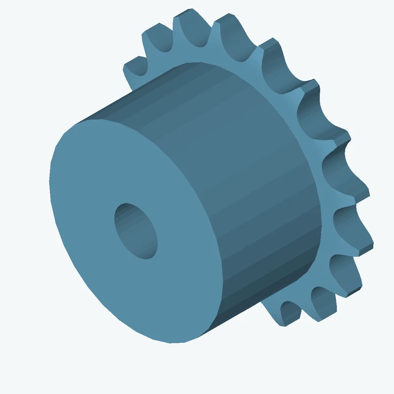 Sprocket ANSI simplex ⅜x⁷⁄₃₂ z17